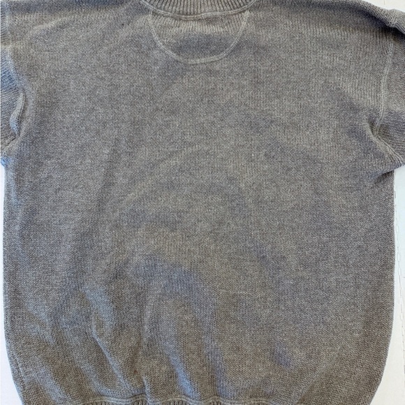 Vtg Eddie Bauer Fisherman Sweater Mens Medium Cotton Ribbed Knit Grandpa Chunky - Picture 3 of 6